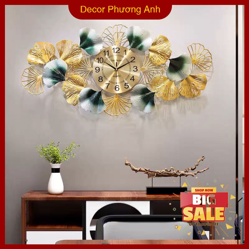 ❤️ 𝙁𝙍𝙀𝙀 𝙎𝙃𝙄𝙋 ❤️ Đồng  Hồ Decor Nghệ Thuật trang Trí Nhà Cao Cấp