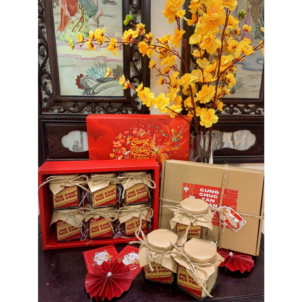Hộp quà tết thượng hạng gồm mứt, hạt, trà, kẹo cao cấp giá rẻ-Hộp quà sang trọng  biếu Sếp, đối tác, người thân 2022 | BigBuy360 - bigbuy360.vn