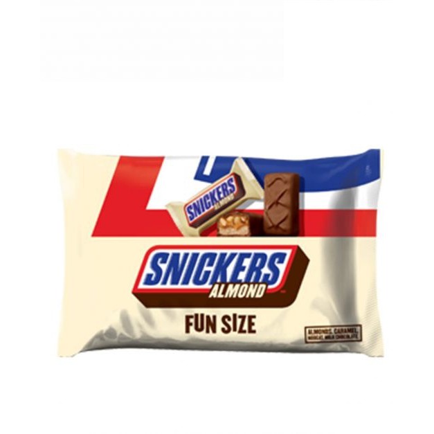 Socola hạnh nhân Snickers Almond Chocolate Fun Size 290g