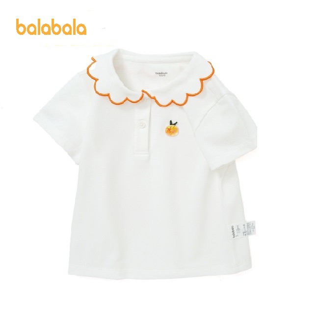 Áo mùa hè bé gái hãng Balabala 201221117008 dáng áo ngắn tay