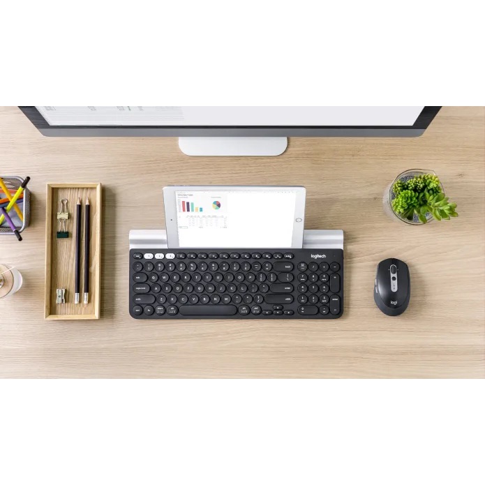Chuột Logitech M590 Silent không dây Màu đen  Hàng Chính Hãng Bảo Hành 12 Tháng 1 Đổi 1 Trong 24h