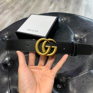 Thắt Lưng Nam Mặt Chữ GG Vàng