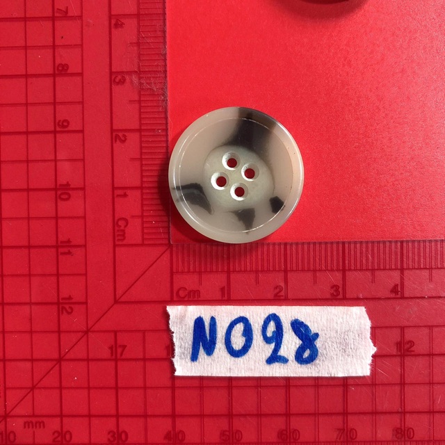 Combo 5 nút áo,khuy áo,cúc áo nâu vằng N028-N031