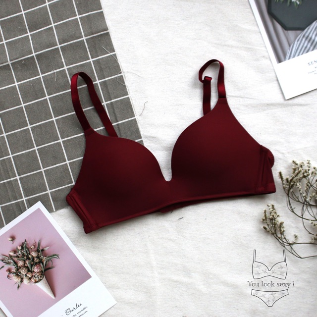 Áo lót màu sắc trơn không gọng, mút mỏng, nâng ngực ALU1 | BigBuy360 - bigbuy360.vn