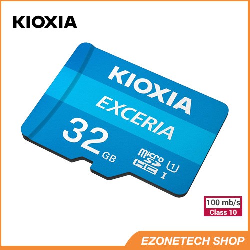 Thẻ Nhớ MicroSD Kioxia Toshiba Exceria Tốc Độ 100Mb/s Class 10 Chính Hãng