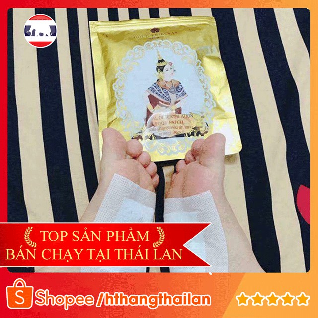 [10 MIẾNG DÁN THẢI ĐỘC] GOLD PRINCESS ROYAL THÁI LAN - MIẾNG DÁN THẢI ĐỘC TỐ THẢO DƯỢC THÁI LAN | BigBuy360 - bigbuy360.vn