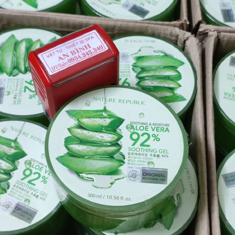 (Q1-HCM) Gel Nha Đam 92% Dưỡng Ẩm Mát Da - Chăm Sóc Tóc Hư Tổn - Gel Lô Hội Đa Năng