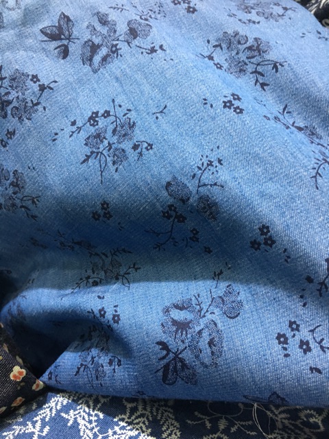 Vải Bò giấy,bò thêu