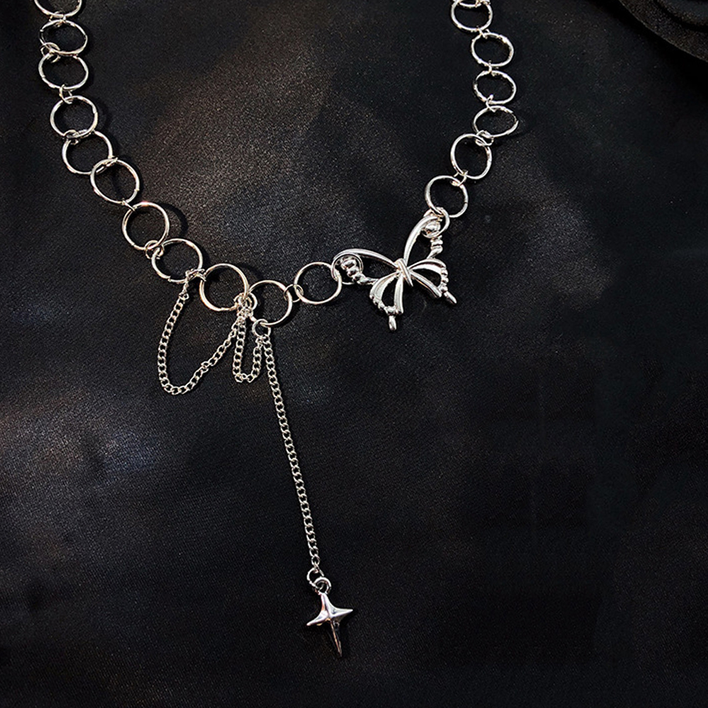 Dây chuyền hợp kim hình bươm bướm xinh xắn cho phái nữ