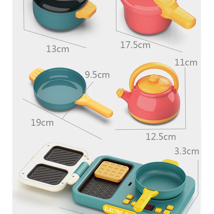 Bộ Đồ Chơi Nấu Ăn Cỡ Lớn Vui Nhộn Cho Bé