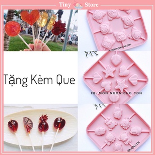 Khuôn Kẹo Mút Lollipop, Khuôn Silicon Làm Kẹo Mút Dễ Thương Cho Bé