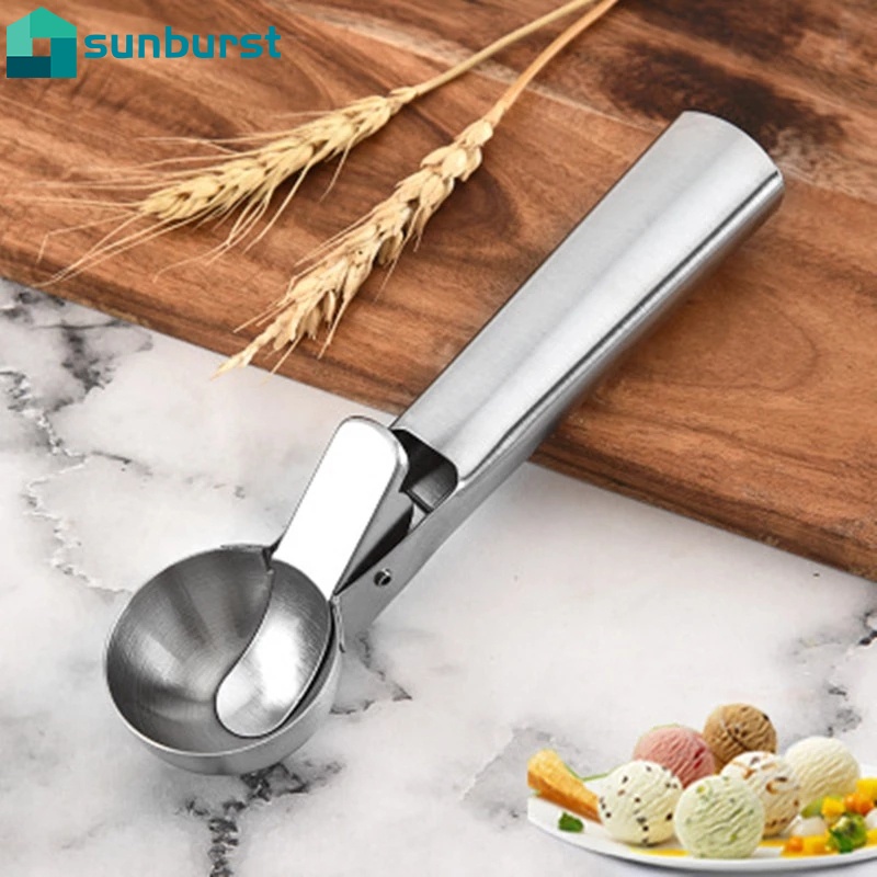 Muỗng Múc Kem Viên Bằng Thép Không Gỉ