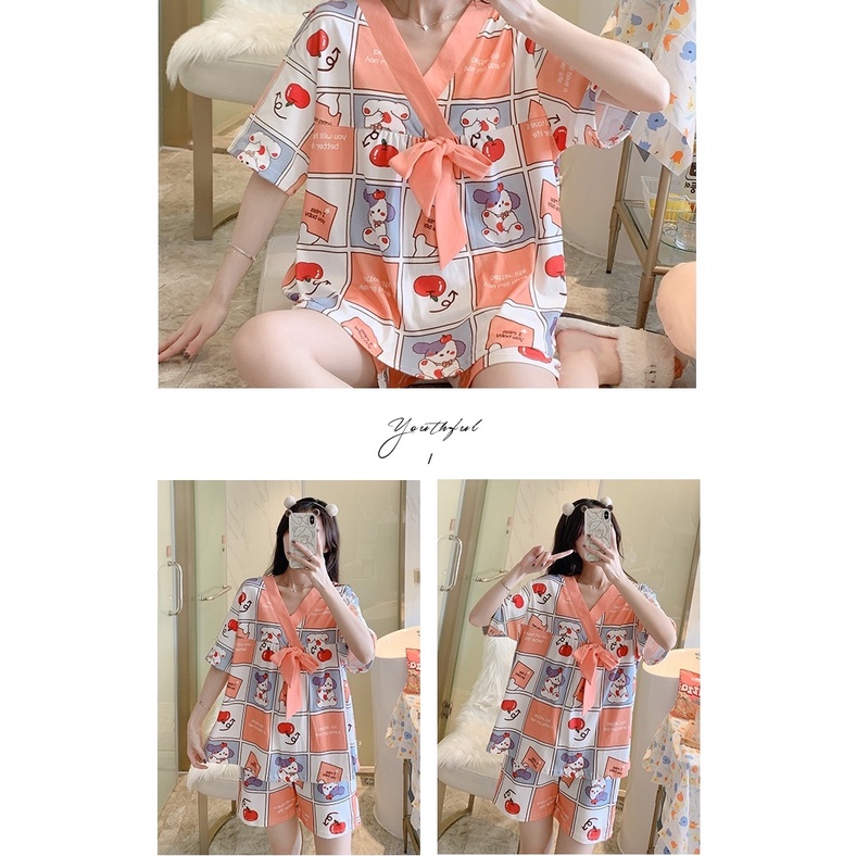 Đồ bộ nữ mặc nhà - thời trang mới nhất - Chất liệu Cotton cao cấp -