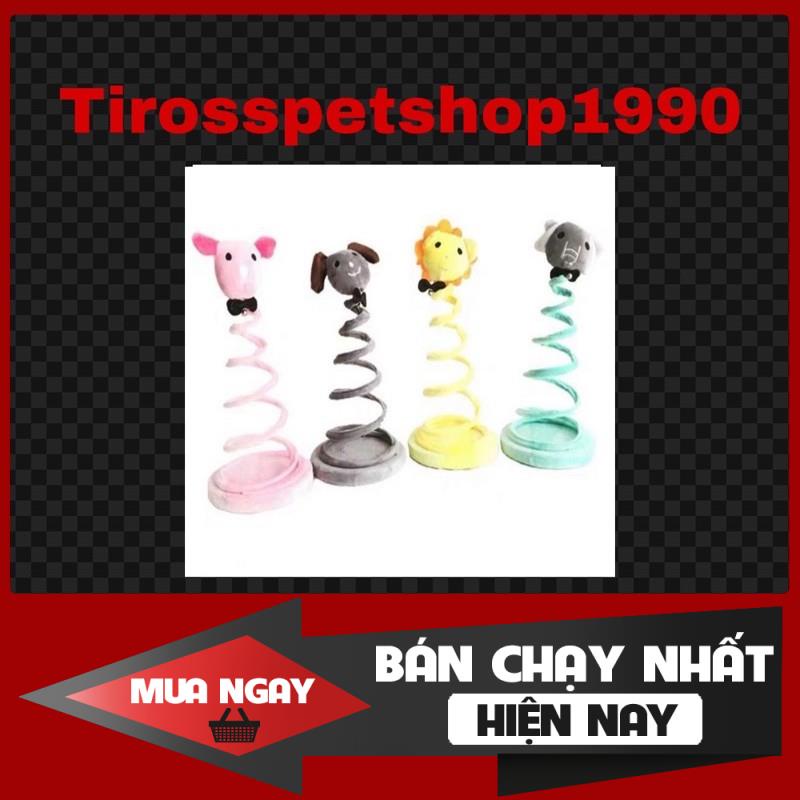 [❌GIÁ SỈ❌] Đồ Chơi Bàn Cào Lò Xo Xoắn Hình Thú Cho Mèo Vờn - iPet Shop 0 ❤️