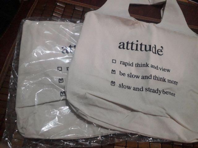 (Freeship từ 50k) MODI- Túi tote attitude' Hàn Quốc siêu hot