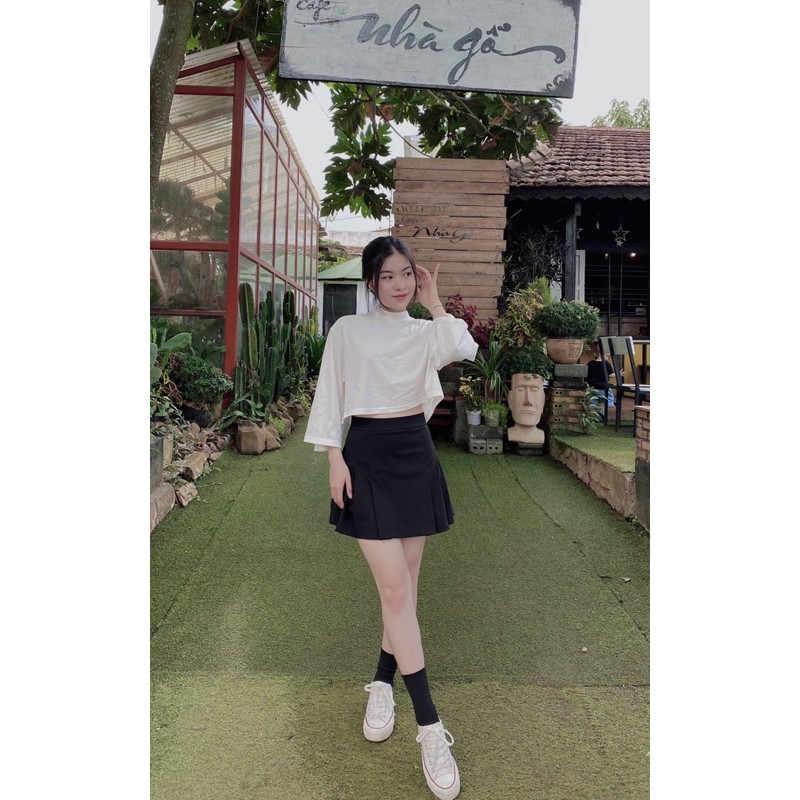 [Ảnh thật tự chụp] Chân váy tennis trẻ trung, năng động
