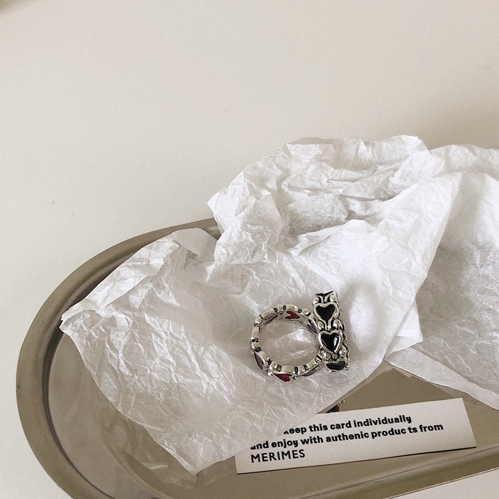 Nhẫn Đeo Ngón Tay Hình Trái Tim Thời Trang Hàn Quốc Cho Nữ