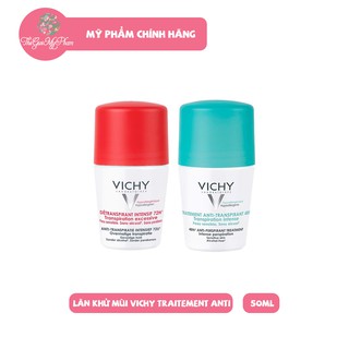 Lăn Khử Mùi Vichy Traitement Anti Transpirant 48h 50ml
