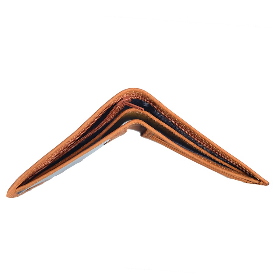 Ví nam da bò VERSACE mầu nâu