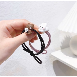 Buộc tóc hình thú xinh xắn dễ thương