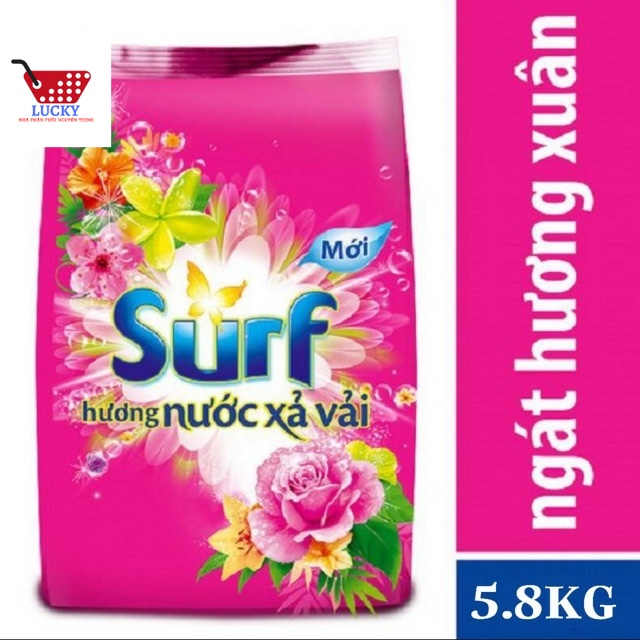 Bột Giặt Surf Ngát Hương Xuân 5.5kg - Hương nước xả vải