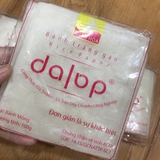 Bánh tráng cuốn chả ram tôm đất - Bánh tráng Bình Định DALOP -