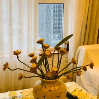 Lọ hoa men rạn vẽ chuồn