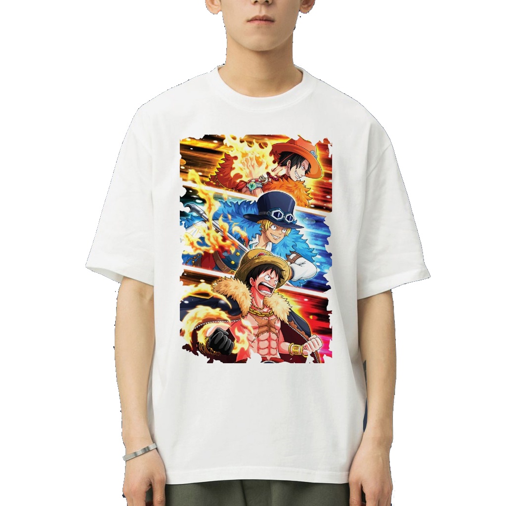 Áo thun_ áo phông One Piece in hình ZoZo, Luffy - AT60 - hình in sắc nét, không bong, chất liệu cotton mát min