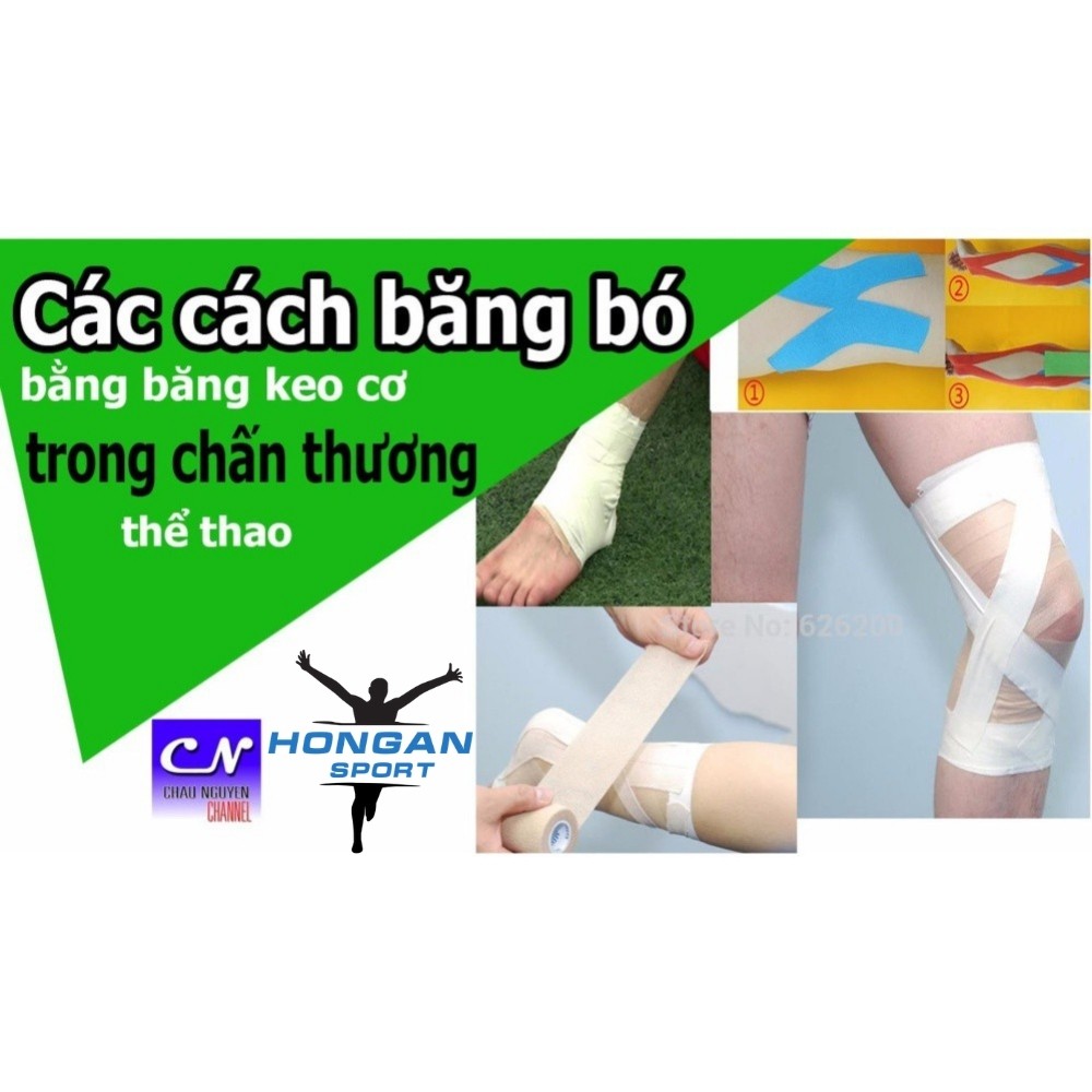 [GIÁ SỈ] Băng Keo Thể Thao, Băng Cuốn Chống Căng Cơ, Chống Chấn Thương Bóng Đá Chuyên Dụng Giá Rẻ