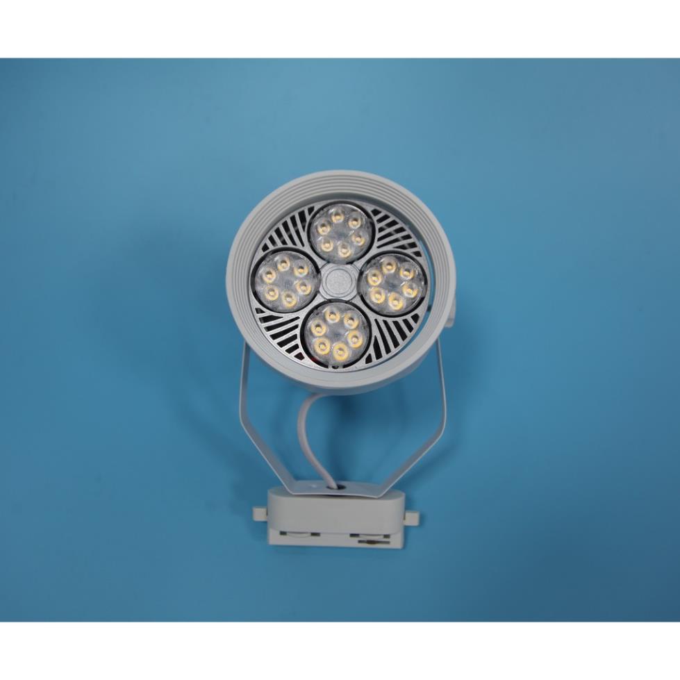Combo 2 đèn rọi ray mắt trâu 24w + 1 thanh ray 1 mét.