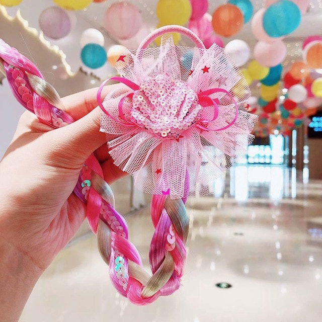 Kẹp tóc phong cách ngựa một sừng đáng yêu cho bé gái