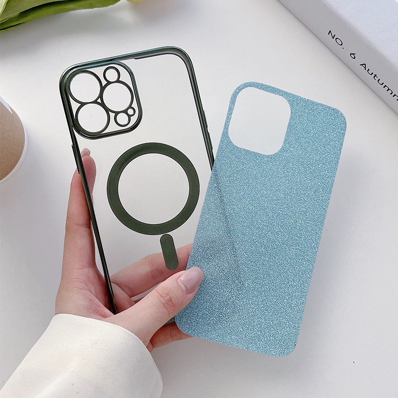 Ốp Điện Thoại Silicon Dẻo Tráng Gương Lấp Lánh Sang Trọng Chống Sốc Cho iPhone 11 12 13 14 Pro Max Plus