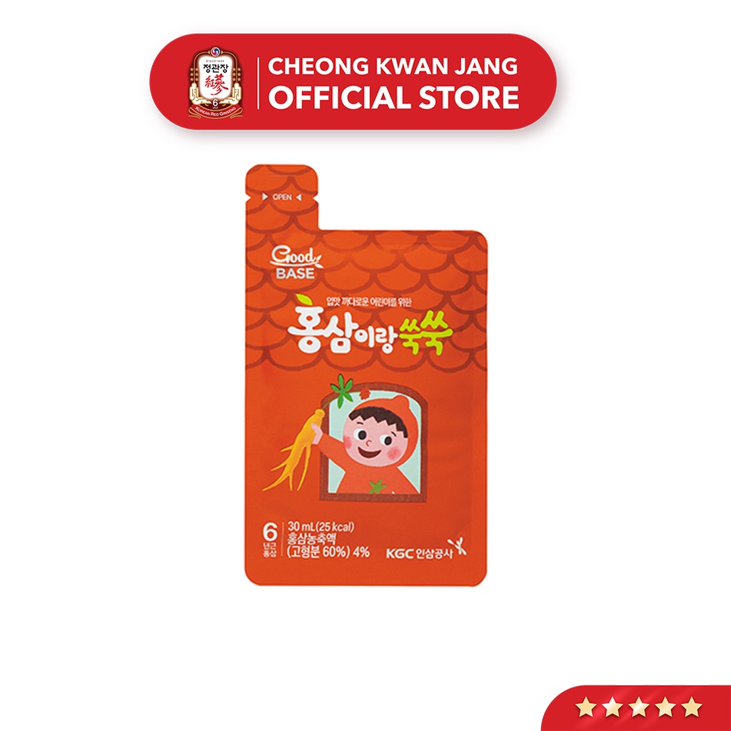 Nước hồng sâm hàn quốc goodbase cho bé từ 6 tuổi kgc cheong kwan jang 30ml - ảnh sản phẩm 5