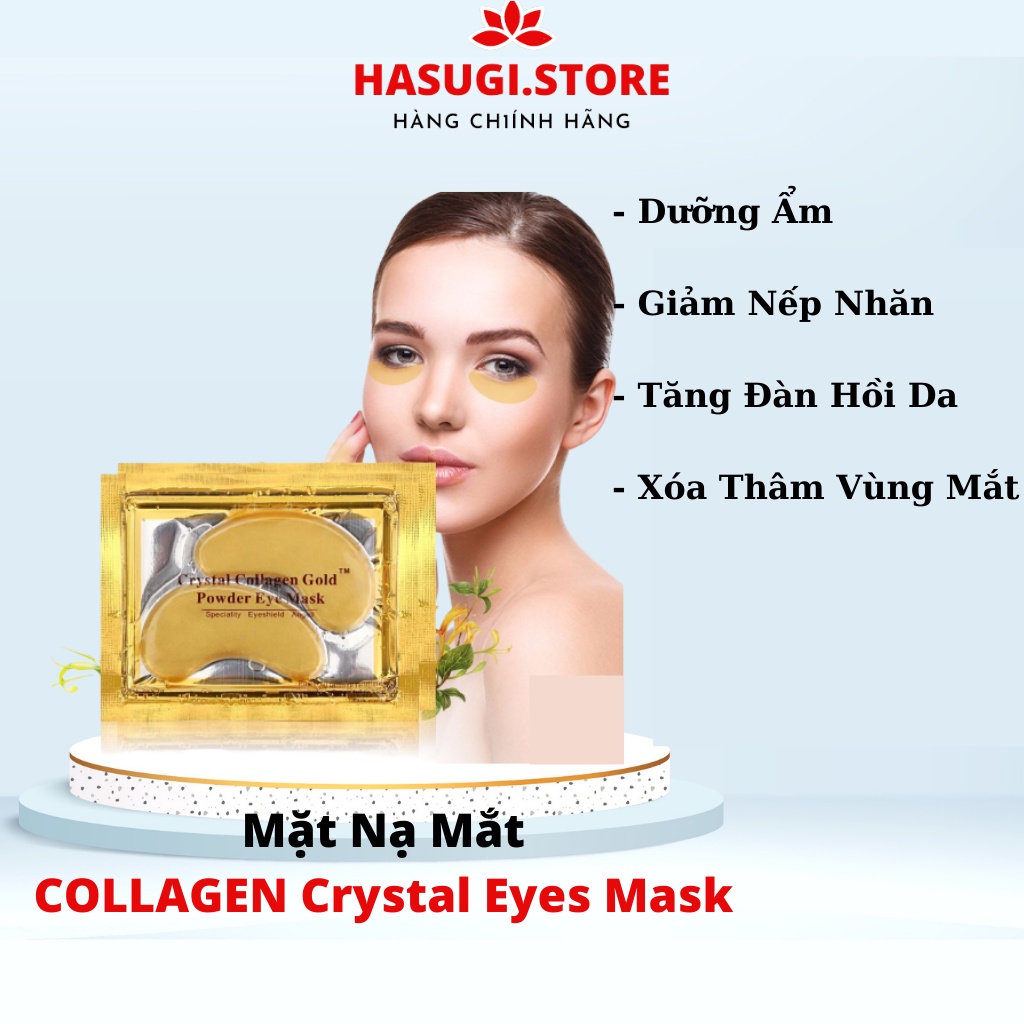 Mặt Nạ Mắt Collagen Crystal Eyes Mask Giảm Quầng Thâm Mắt, Dưỡng Ẩm Da