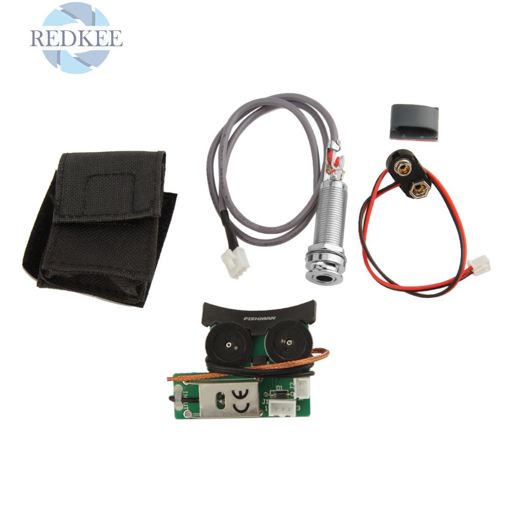 Hệ thống pickup EQ DIY cho đàn guitar Acoustic Fishman VT1