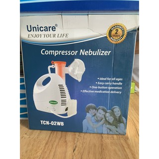 [Giá rẻ mỗi ngày]MÁY XÔNG KHÍ DUNG UNICARE TCN-02WB (Tặng 1 hộp Ktrang kháng khuẩn 4 lớp