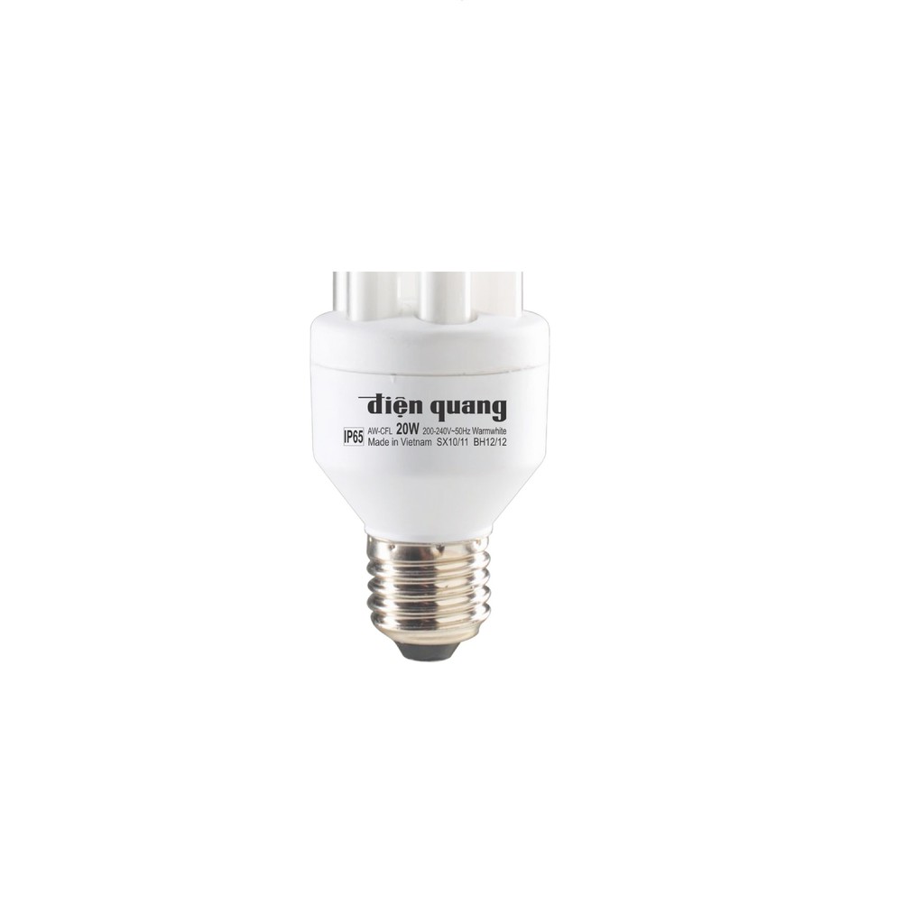 Đèn Compact chống ẩm Điện Quang ĐQ-CFL-AW-3U-20W-E27