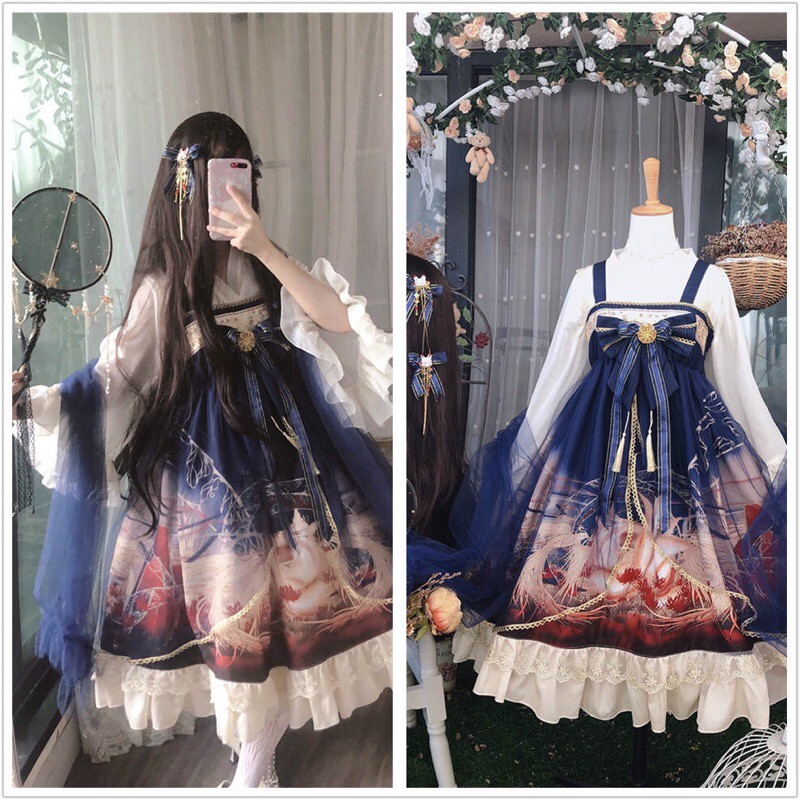 YAS0734-Váy Lolita cáo chín đuôi Funny sauce