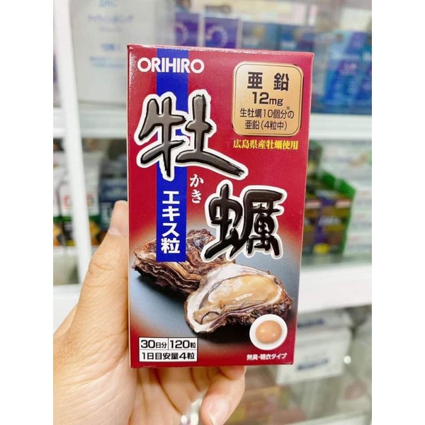 Viên uống tinh chất hàu orihiro 120 viên nhật bản