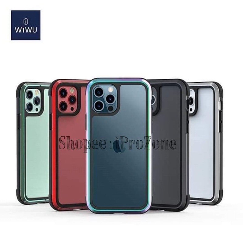 WIWU DEFENSE ARMOR CASE cho IP 12 Pro , 12 Pro Max . Ốp chống sốc cao cấp tiêu chuẩn USA