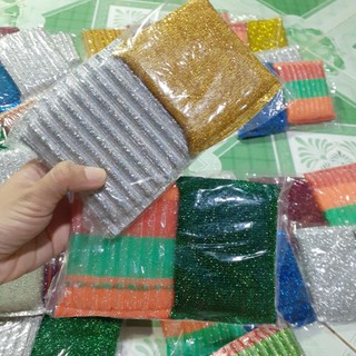 Set 2 miếng rửa chén kim tuyến (màu ngẫu nhiên)