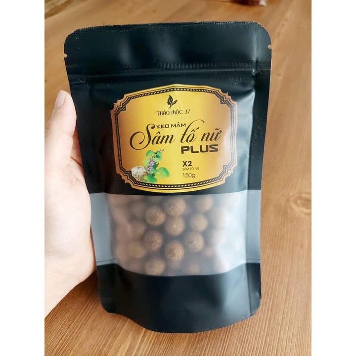 Kẹo Mầm Sâm Tố Nữ Plus X2 Thảo Mộc 37, Tăng Size Vòng 1 Nhanh Hơn, Tăng Nội Tiết Tố Nữ
