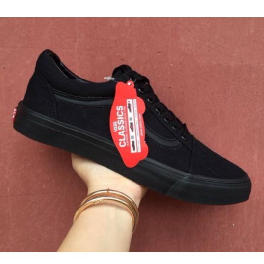 Giày Thể Thao Old Skool Đen Full Cổ Thấp