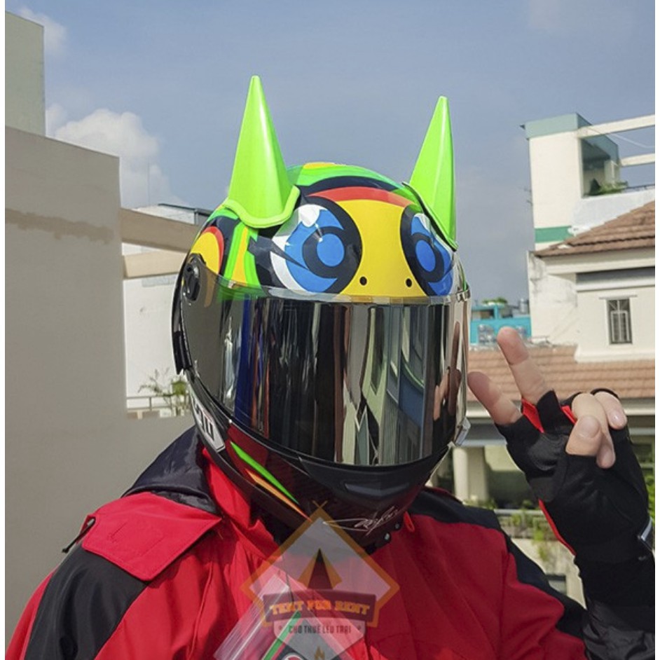 Bộ Nón AGU RÙA + SỪNG BATMAN