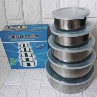 Set 5 Bộ thố lạnh inox 5 món