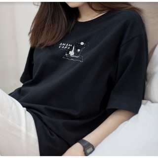 Áo thun in trắng đen cotton 🍄Anam Cara 🍄
