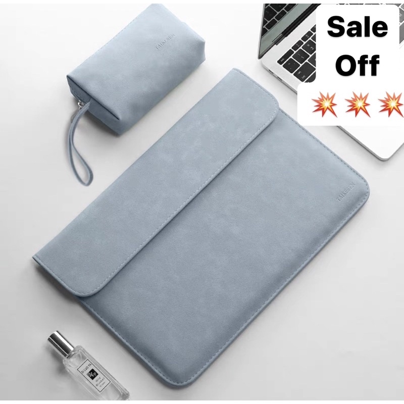 [Có sẵn] Túi đựng kèm ví phụ kiện MacBook Pro/ Macbook Air 12/13.3/15.4/16 Inch chất lượng cao