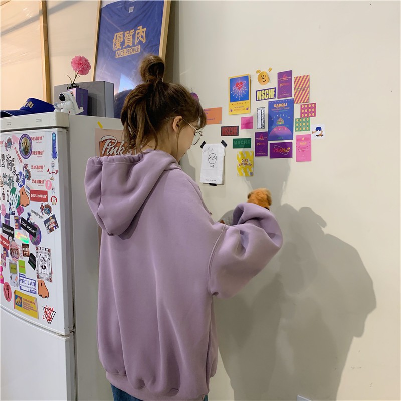 Áo hoodie phong cách Hàn Quốc năng động trẻ trung dành cho nữ | BigBuy360 - bigbuy360.vn