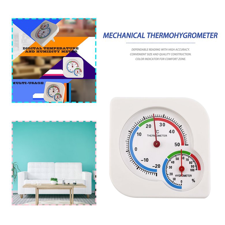 Nhiệt kế đo độ ẩm trong nhà mini ngoài trời