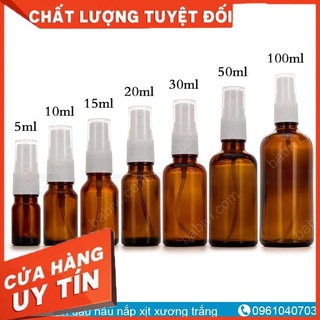 Chai xịt phun sương bằng thuỷ tinh